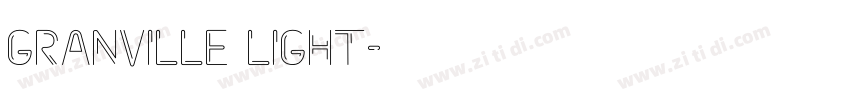 Granville Light字体转换
